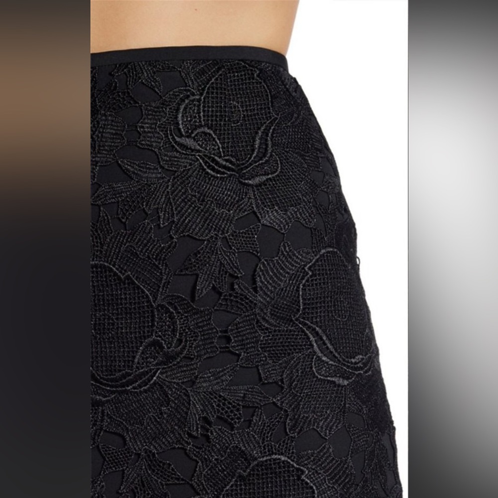 Ted Baker London Black Lace Midi Skirt - Picture 3 of 11
